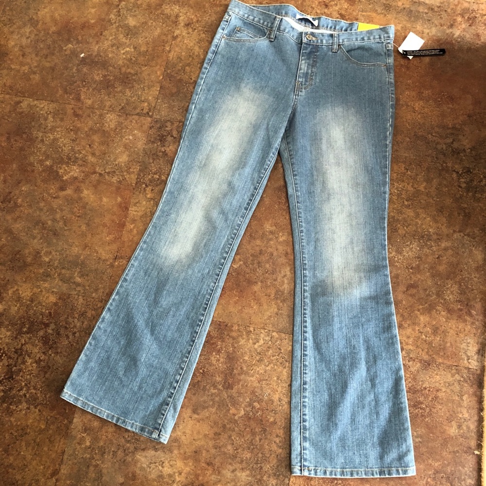 Fashion Bug Jeans Size 14 Average Blue Bootcut